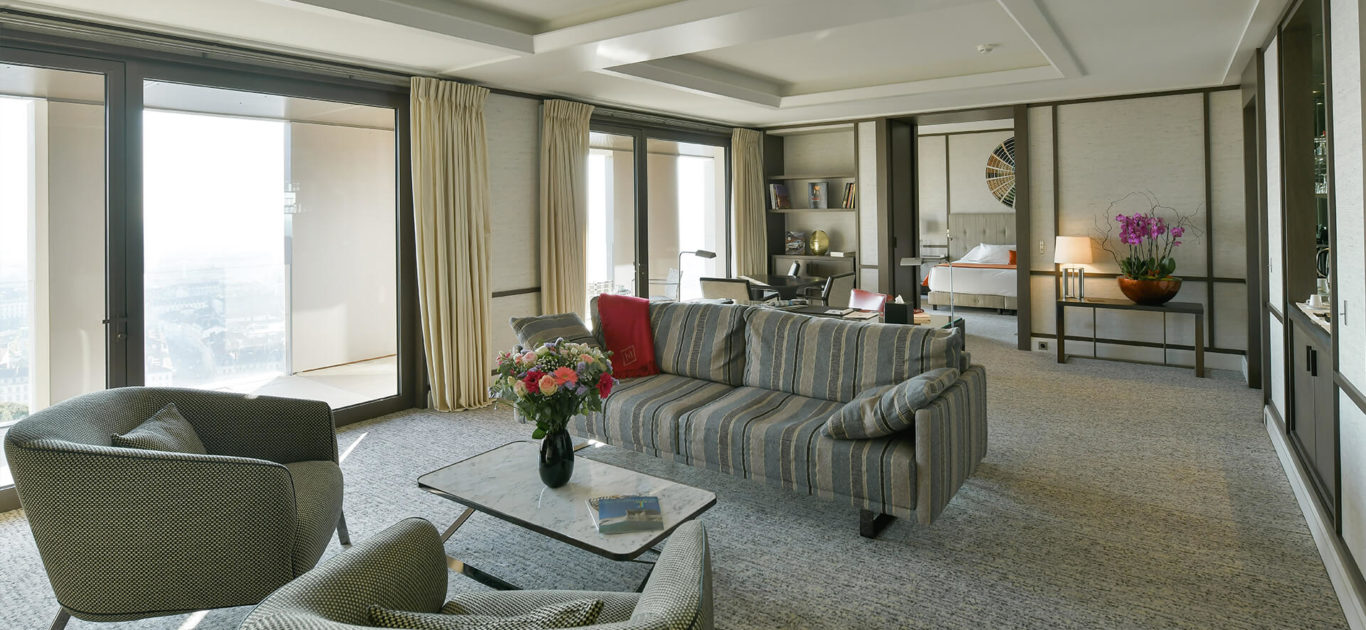 L'intérieur de l'appartement de Villa Maïa Hôtel 5 étoiles de luxe à Lyon